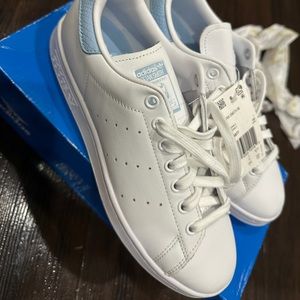Size 8.5 - adidas Stan Smith White Clear Sky- EF6877